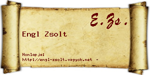 Engl Zsolt névjegykártya